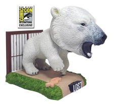 Lost Bobble-Head Polar Bear SDCC 2011 Exclusive 11 cm